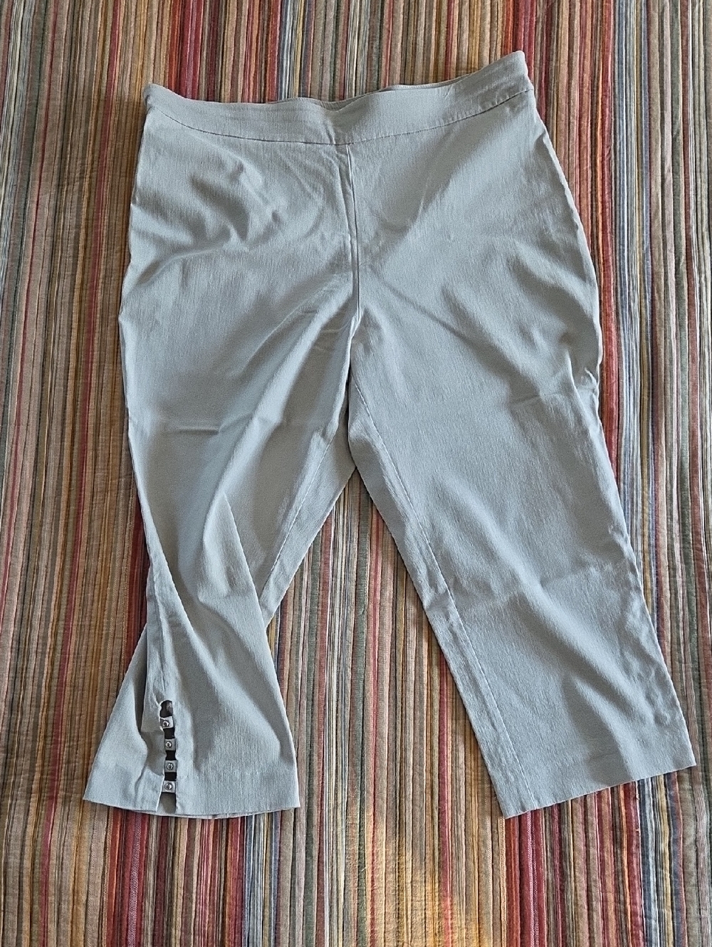 Counterparts Beige Everyday Pants with Button Detail